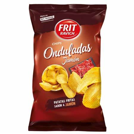 CHIPS ONDULADAS JAMÓN